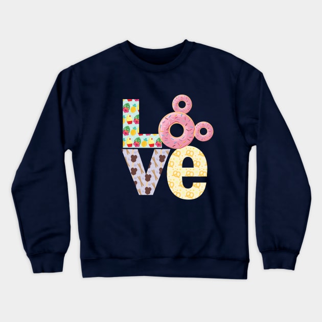 Snack LOVE Crewneck Sweatshirt by 5571 designs